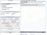 a paper with a picture of a car registration form on it