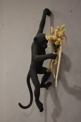 Marcantonio Raimondi MALERBA pour SELETTI Singe en résine no…