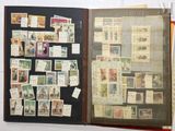 a book with a lot of stamps on it