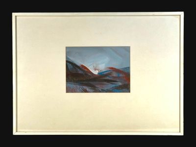 CHUARD Laurent (XXe s.) : La mer agitée.