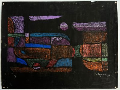 dessin représentant un tableau noir sur lequel figure un train