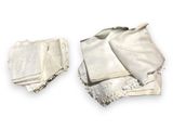 two pieces of cloth folded on top of each other