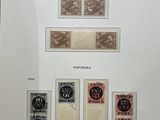 an image of a picture of a collection of stamps on display
