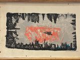 a picture of a painting on the wall of a building