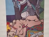 une image représentant un tableau où l'on voit une femme et un homme sur un lit