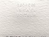 an image of a close up of a white paper with the words george s spadem on it