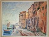 a picture of a painting hanging on a wall