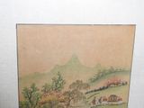 a picture of a painting on the wall of a house