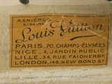 a picture of a label for louis vuitton ' s paris - to - champs - elyers