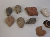many different types of rocks on the table