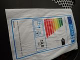 a paper with a label on it sitting on a table