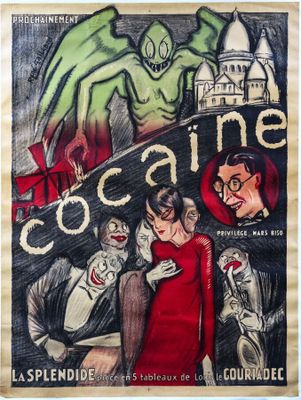 a poster for the film ' s production of the film, the cocaine