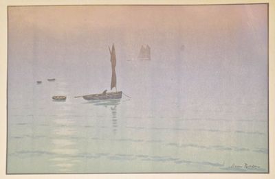 Henri Rivière (1864-1951) - Brume en mer. - Photo 1