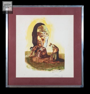 Salvador DALI (1904-1989), d'après, "Les Glaneuses", Hommage…