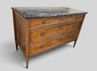 COMMODE PANTALONNIERE en acajou et placage d'acajou ouvrant … (photo 2)