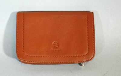 TEXIER Portefeuille en cuir marron