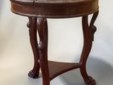 an image of a table with a marble top on it