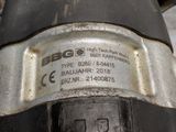 a close up of a motorcycle tire with a label on it