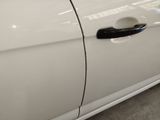 a close up of a car door handle on the side of the car