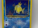 carte Pokémon sur laquelle figure l'image d'un poisson jaune