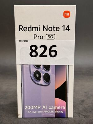the box of the new redmi note 14 pro is in the packaging