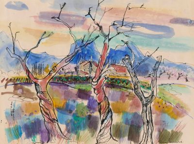 Renée BERNARD (1906-2004) Eygalières