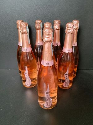 8 bouteilles de Prosecco Bottega Brut Rosé 2024 - TVA Récupé… - Photo 1