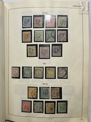 a picture of a book with a lot of stamps on it