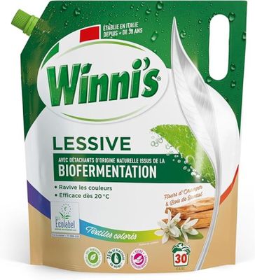 128 / LOT DE 8 WINNI'S Lessive Eco-Pack Couleurs ecola…