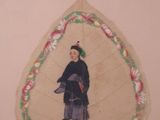 a picture of a picture of a woman holding a parasol