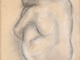 une image représentant le dessin d'une femme nue assise sur le dos