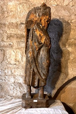 Statue acéphale (bois vermoulu)