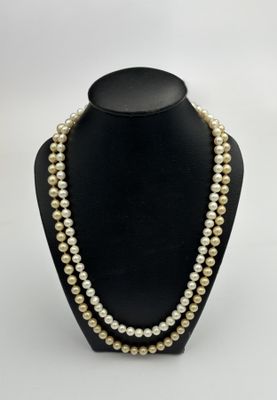 Colliers de perle Longueur 23 & 25 cm