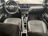 the interior of a car with a steering wheel, dashboard, and dashboard controls