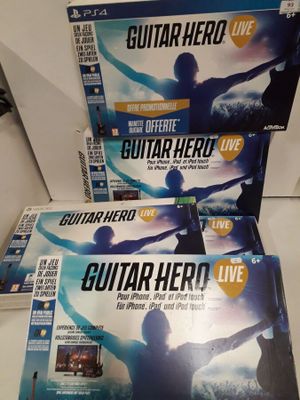 5 packs guitare hero live