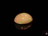 an oplite is shown in the dark with a black background