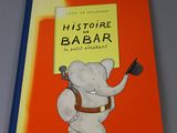 a picture of a book with an elephant on it