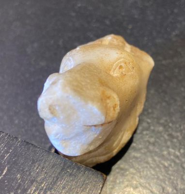 Tête de cheval, marbre (antique ?), 5 x 5 cm.
