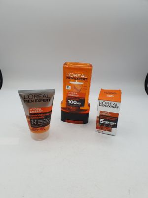 a bottle of lotion and a tube of lotion on a table