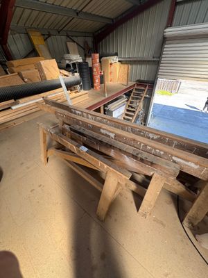 2 presses dormant sur tréteaux 3m - 3 presses dormant SILVER…