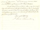une vieille lettre écrite à l'encre noire sur du papier blanc