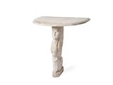 une image représentant une petite table avec un plateau en pierre