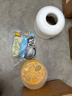 a lot of items that are sitting on the floor