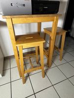 Table en bois blanc