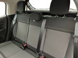 two seats in the back of a car that are empty