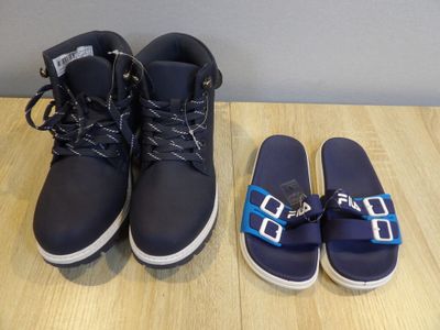 CHAUSSURES GARCON 2 Pcs : Claquettes FILA Taille 31 - Bottin…