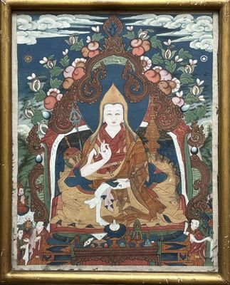 une image représentant un tableau où l'on voit une personne assise sur une chaise