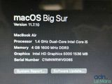 a picture of a computer screen with the macs big sur screen on it
