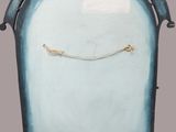 a picture of a mirror that has a smile on it