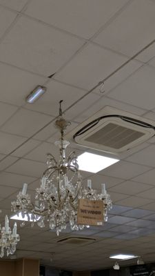 Lustre en verre de Venise transparent à douze bras de lumièr…